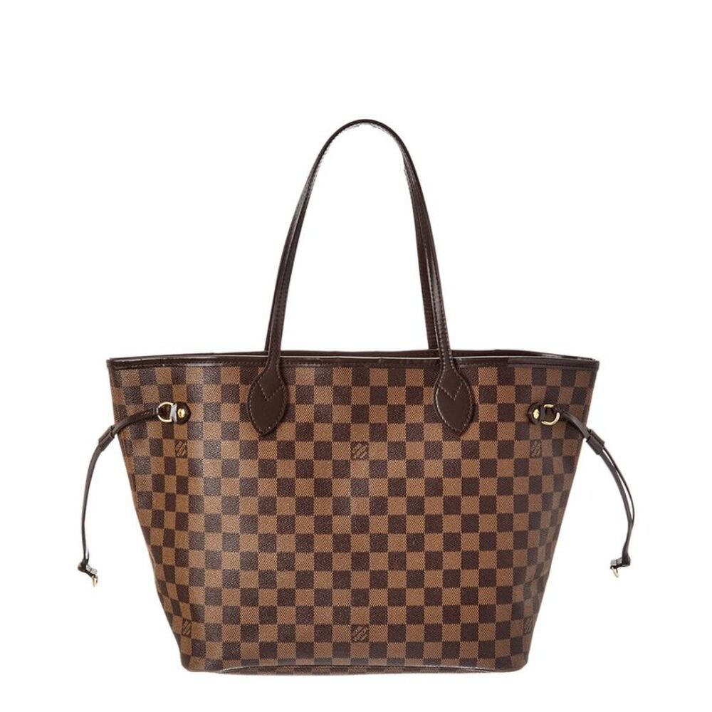 Louis Vuitton Brown Damier Ebene Neverfull Mm (Authentic Pre-Loved)